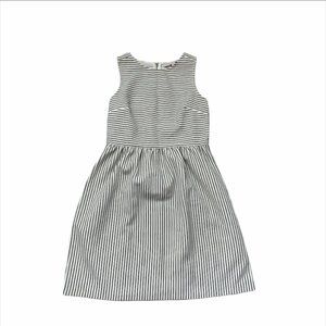 Loft Striped Sleeveless Dress Size 2